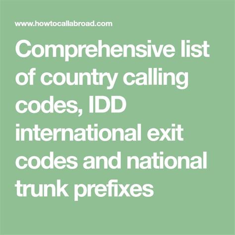 vorwahl 002|List of country codes, international and national prefixes